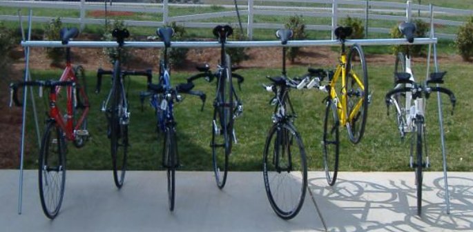 Bike racking in transition